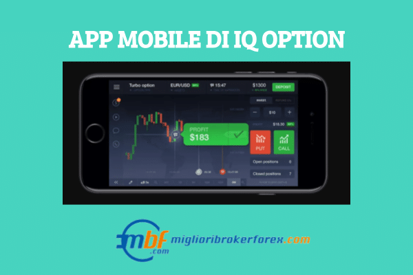 App mobile offerta dal broker IQ Option