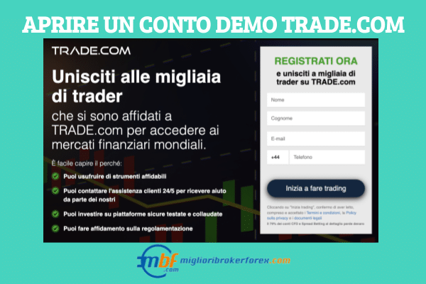 Trade.com Conto Demo Gratuito